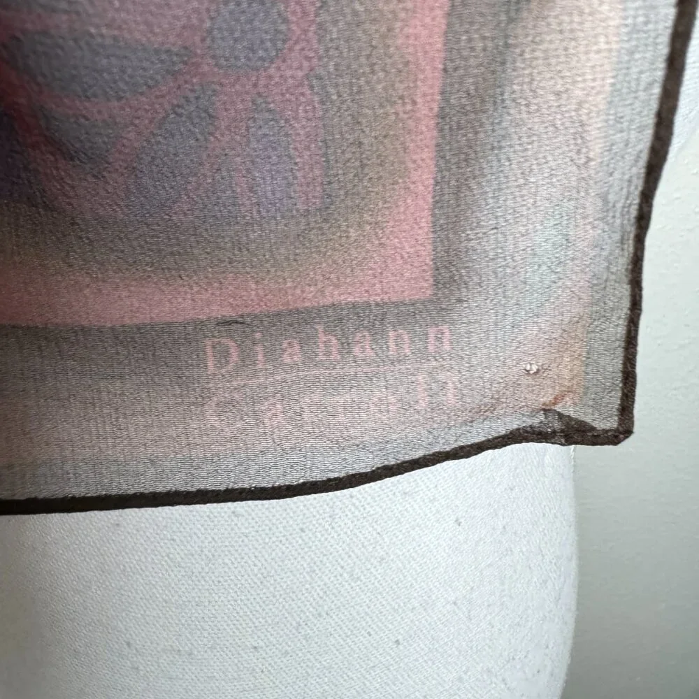 DIAHANN CARROLL Silk Scarf